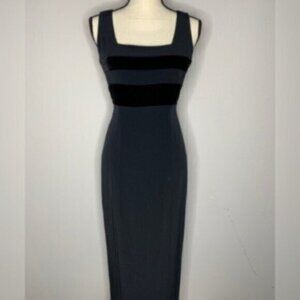 Jones New York Vintage Fitted Maxi Evening Gown Dress
